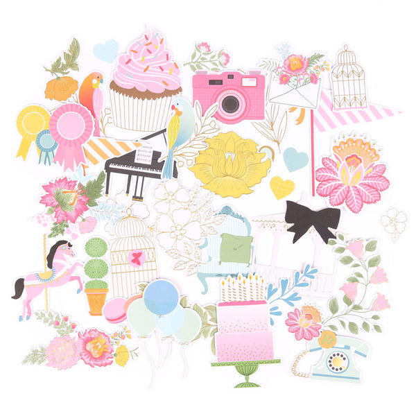 Jubilee Cardstock Diecut Ephemera | Maker Mania 13