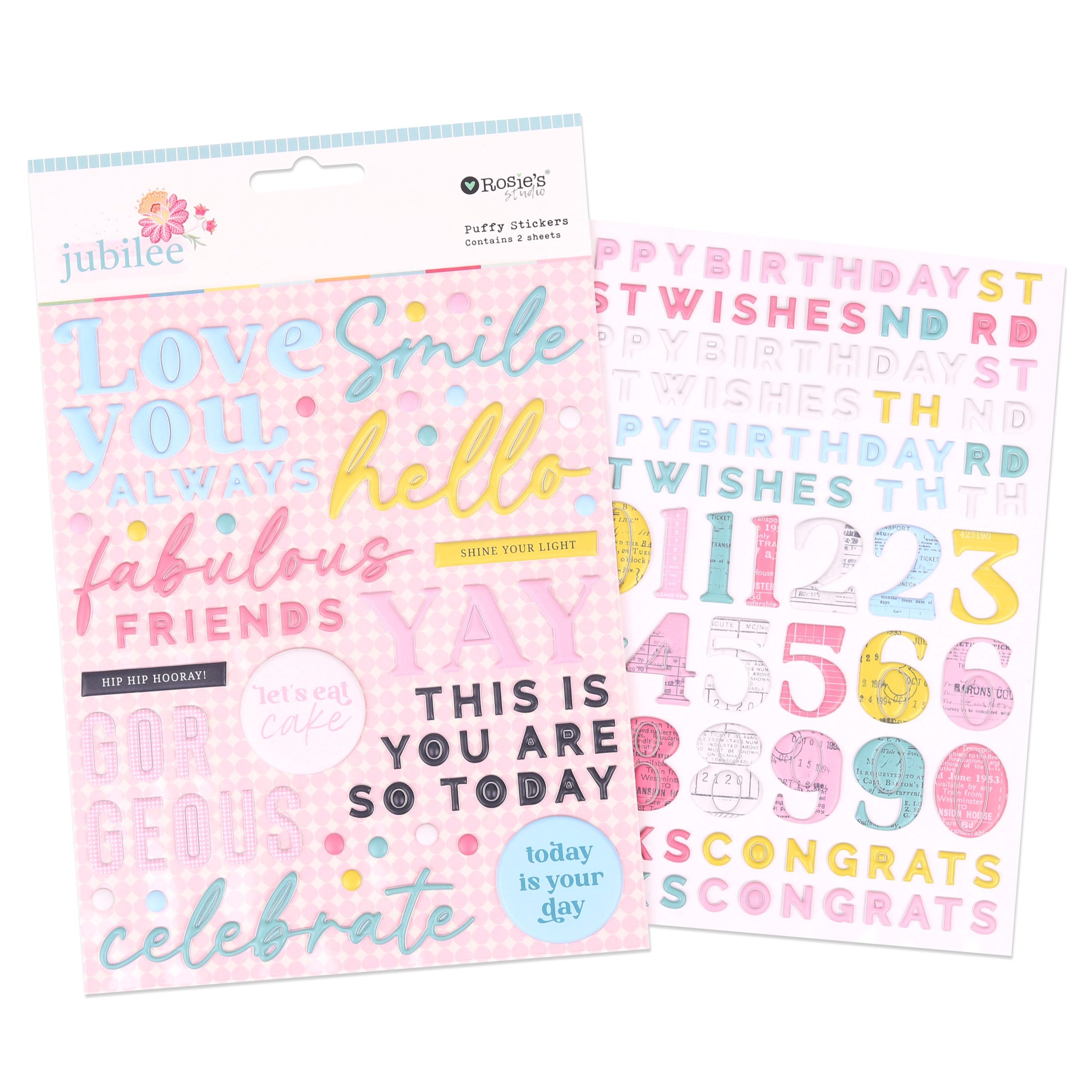 Jubilee Puffy Stickers | Maker Mania 13