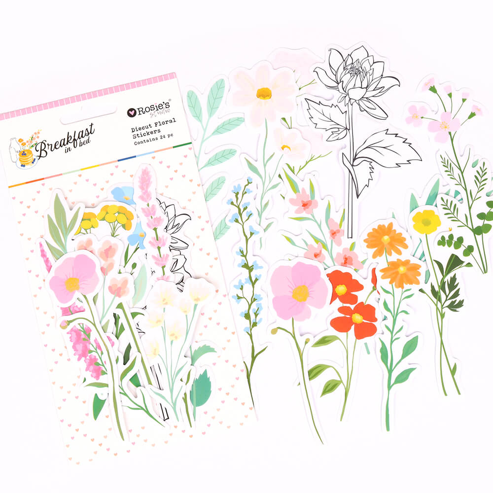 Floral Clear Stickers | Maker Mania 13