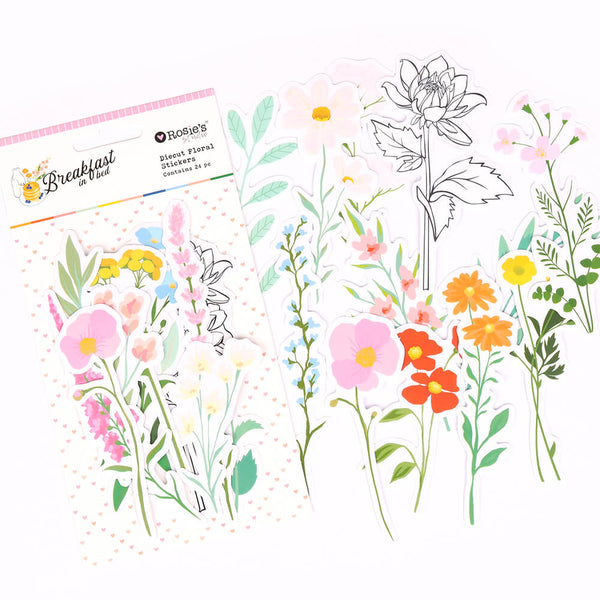 Floral Clear Stickers | Maker Mania 13