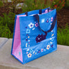Floral Cats Medium Shopping Bag