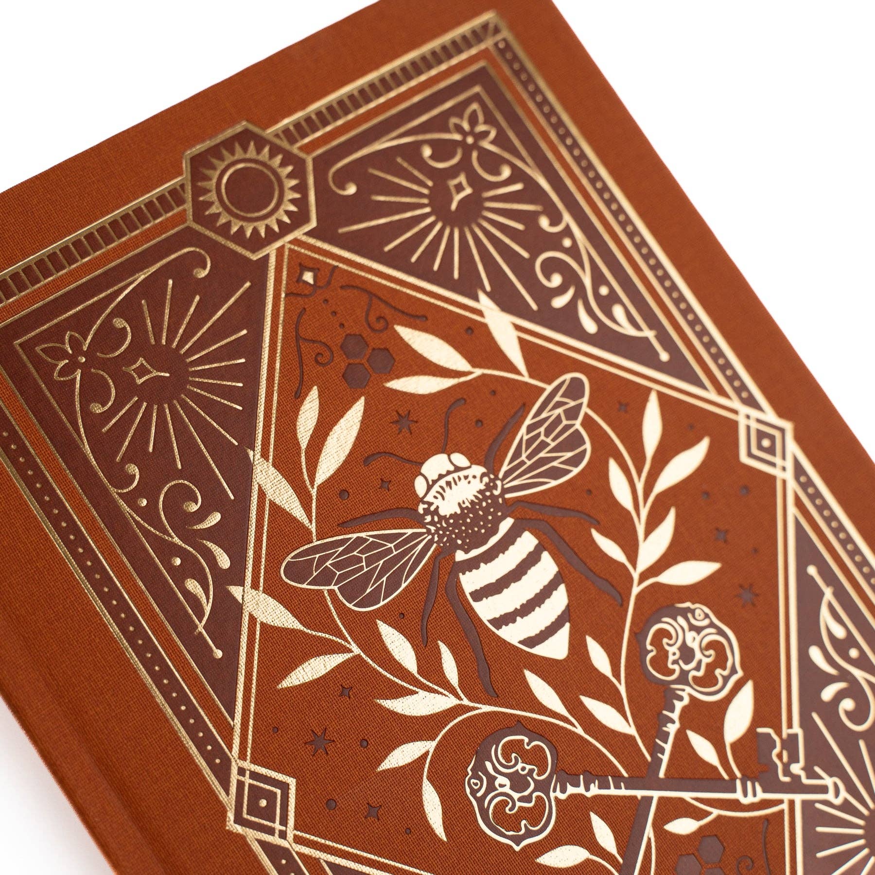 Keeper of the Bees A5 Lined Notebook in Rust