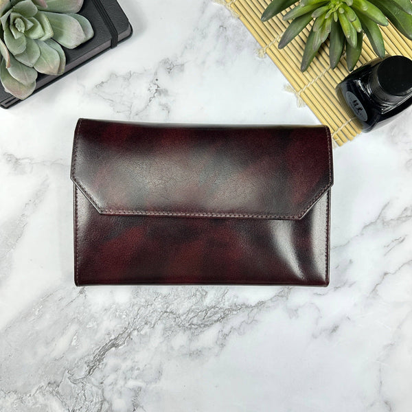 Leather 12-Pen Penfolio Clutch