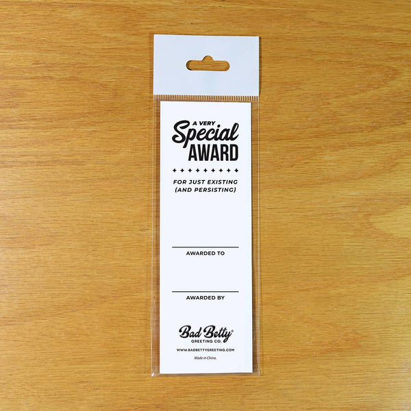 Putting Up With Me Award Ribbon