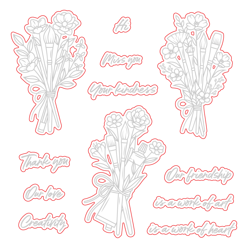 Work Of Heart Coordinating Dies