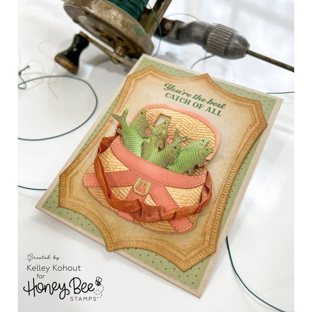 Hooked on You Sentiments Stamp/Die Set
