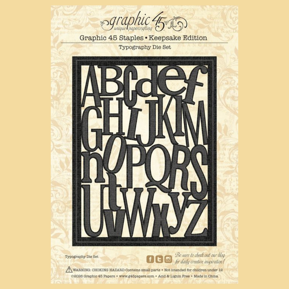 Typography Collection Keepsake Kits