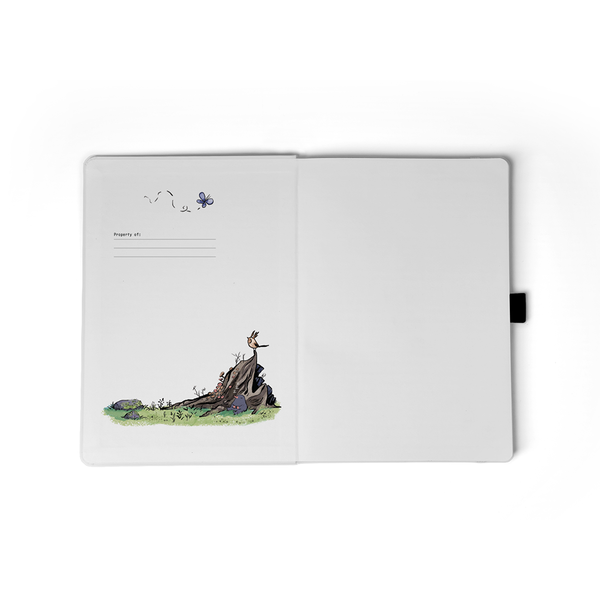 Black Cat Hardbound Layflat Notebook Journal