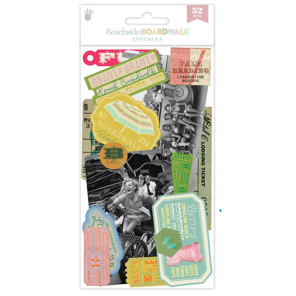 Beachside Boardwalk Tag Ephemera