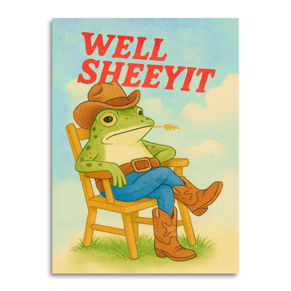 Well Sheeyit | Just Because Card