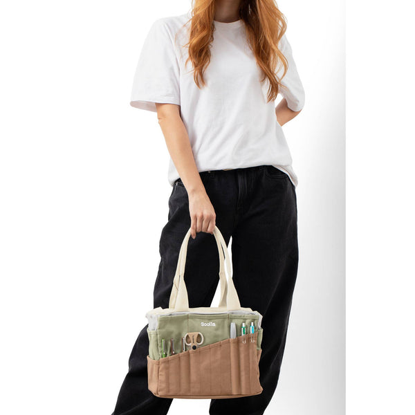 80's Windbreaker 30-Pocket Studio Artist/Stationery Bag