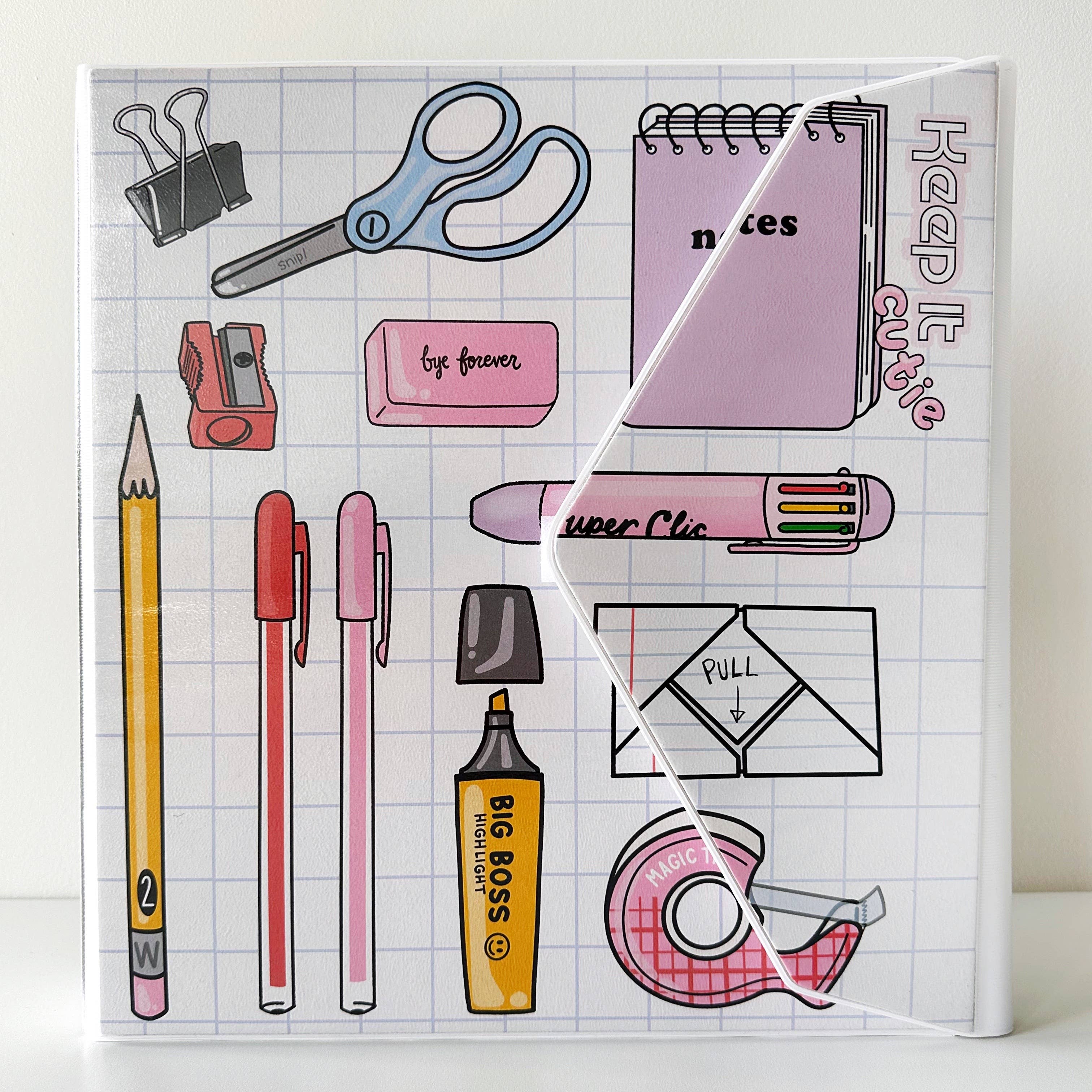 Office Supplies Keep It Cutie Binder