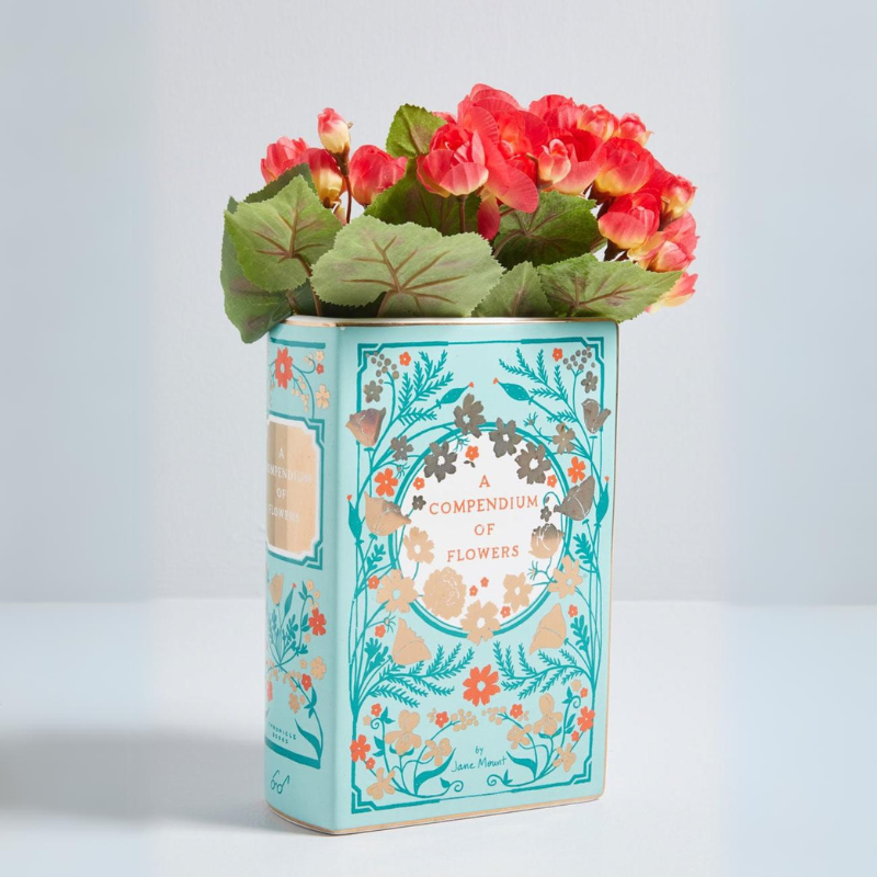 Bibliophile Ceramic Book Art Vases {multiple designs}