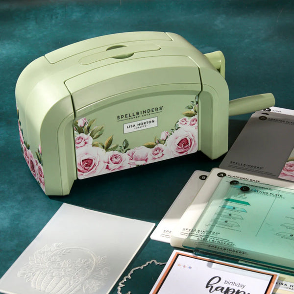 Platinum Six Die Cutting Machine with Universal Plate System | Lisa Horton Special Edition Sage