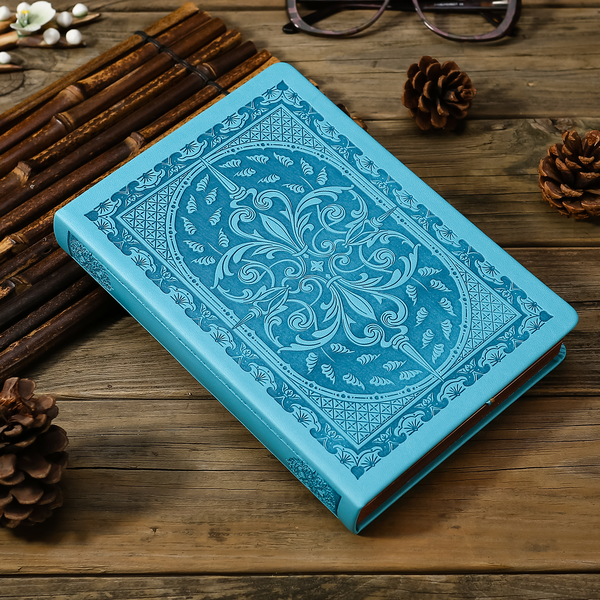 Victoria's Journals Vintage Style Diary/Notebook (Light Blue)