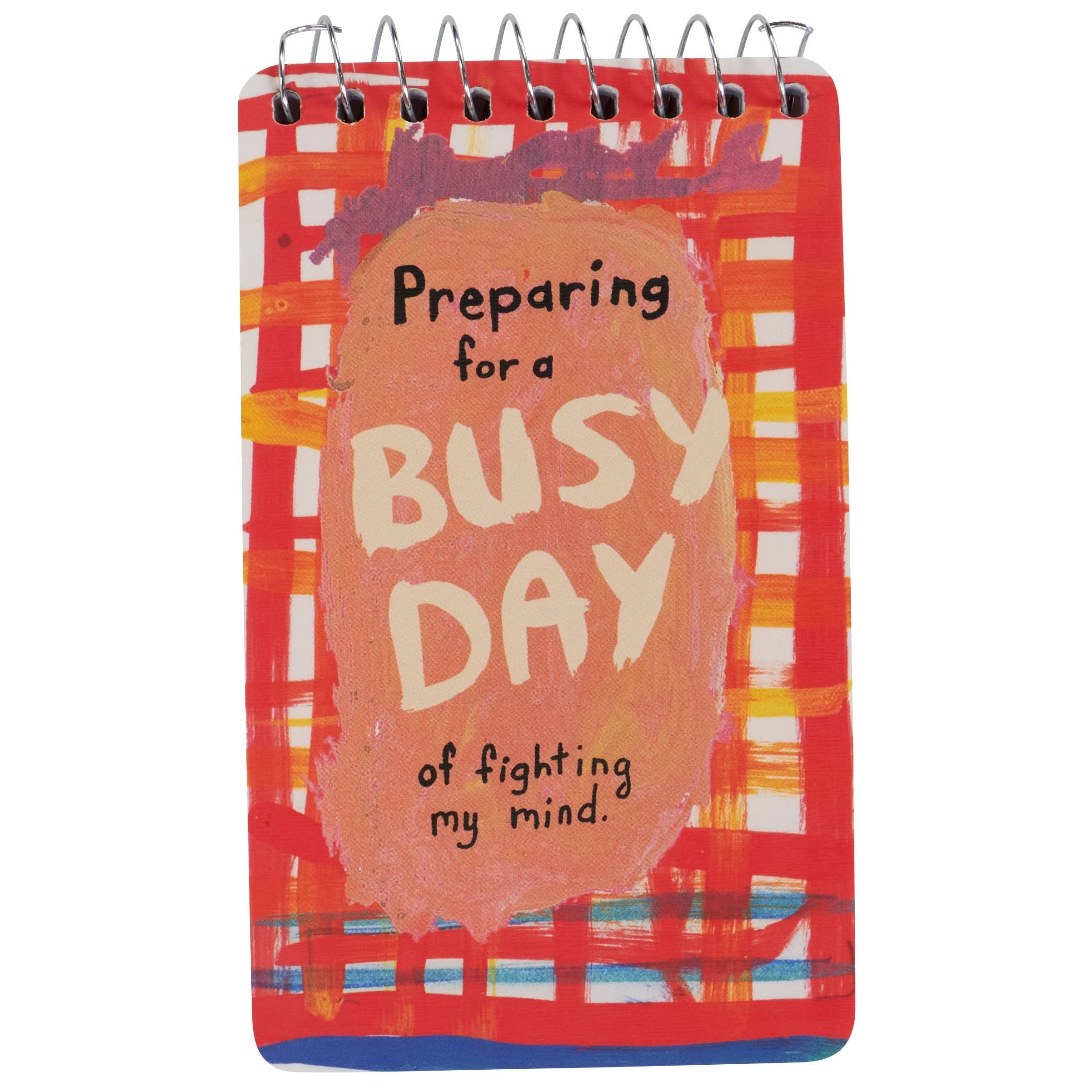 Busy Day Spiral Pocket Notepad