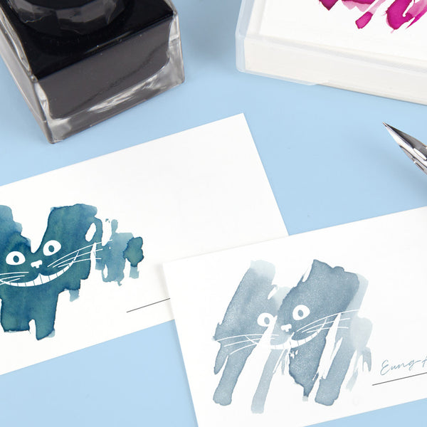 Smile Cat Ink Swatching Cards