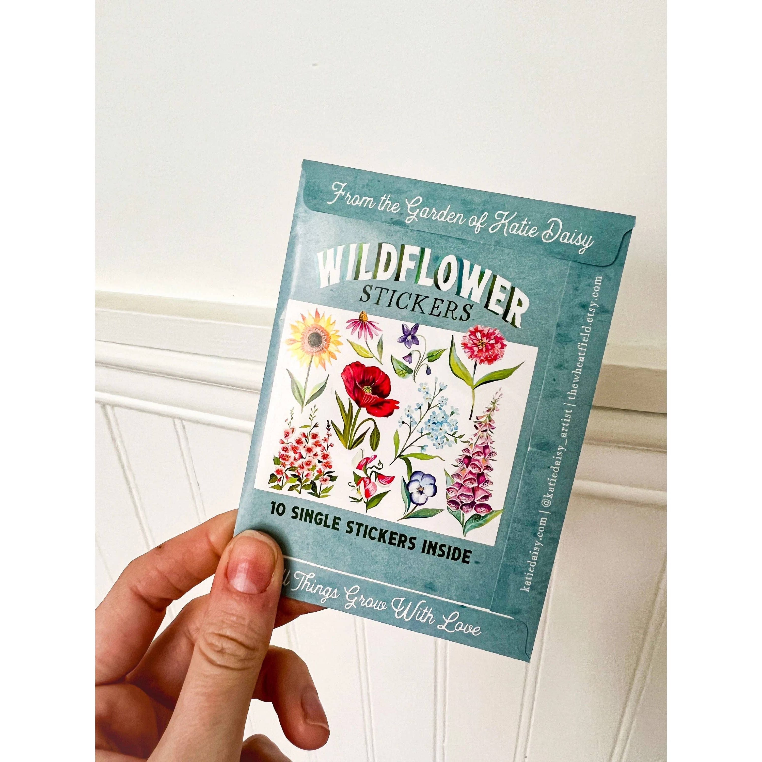 Wildflower Sticker Pack Set of 10 Matte Stickers