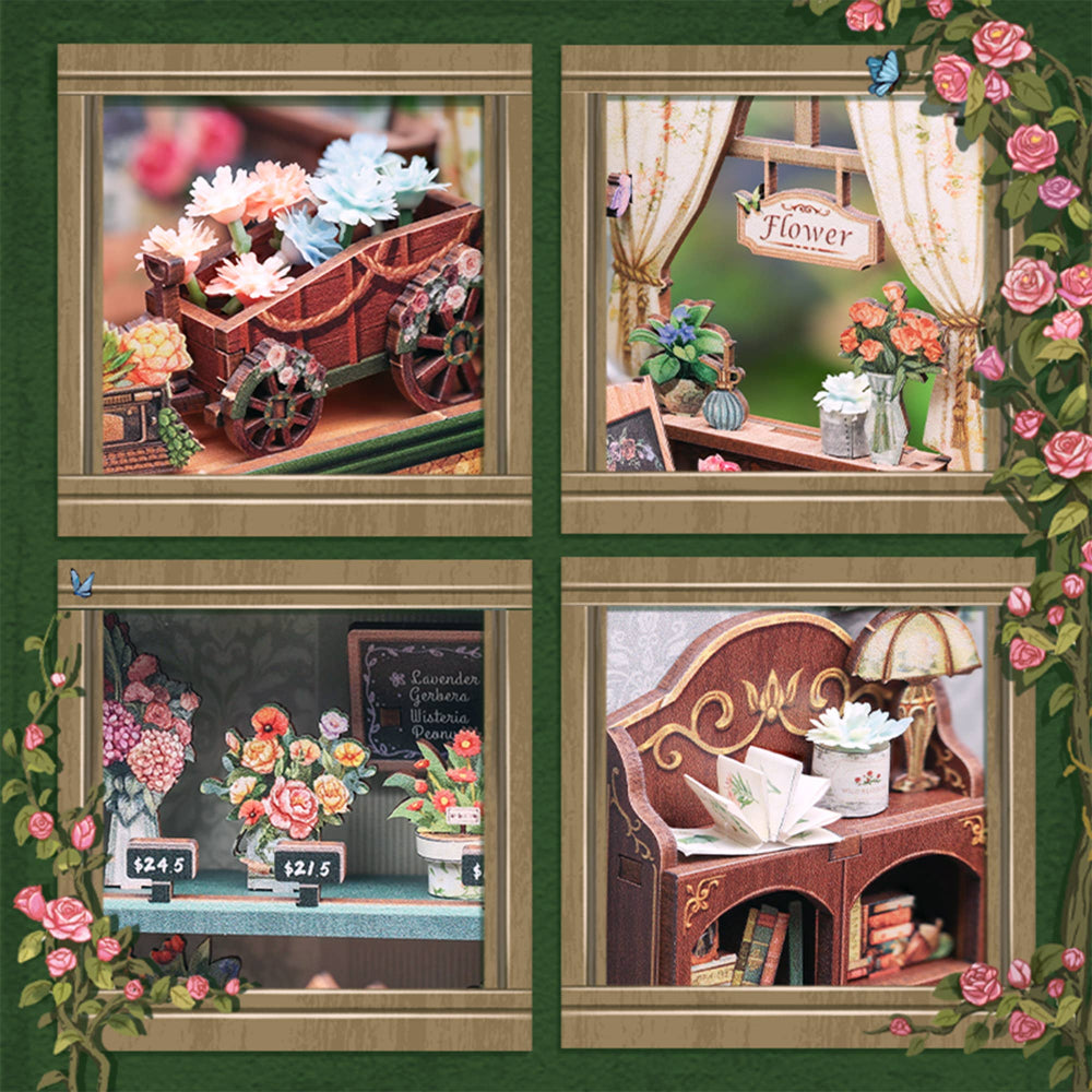 Blossom Florists Diorama Book Nook Kit
