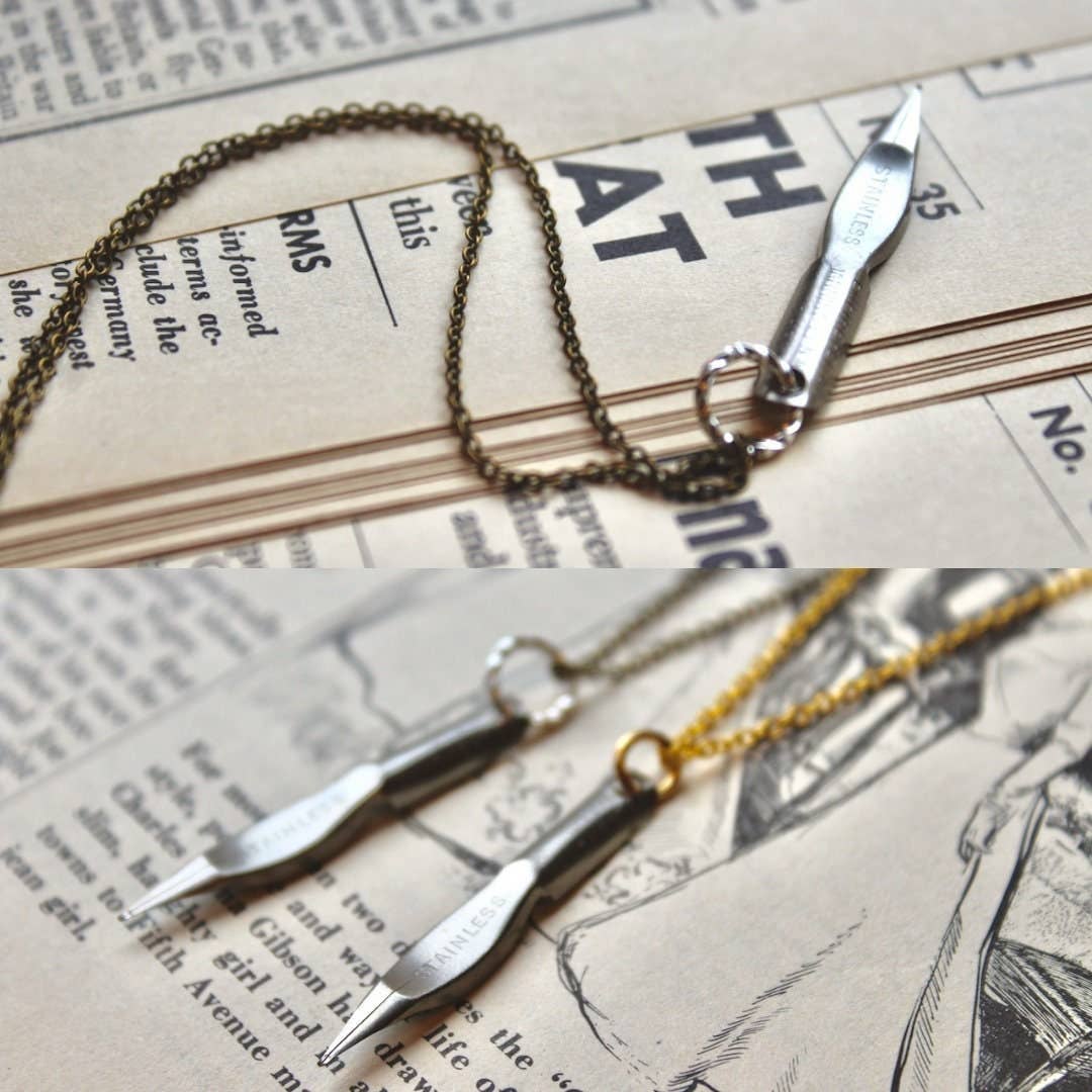 Vintage Empire Pen Company Calligraphy Pen Necklace No. 23