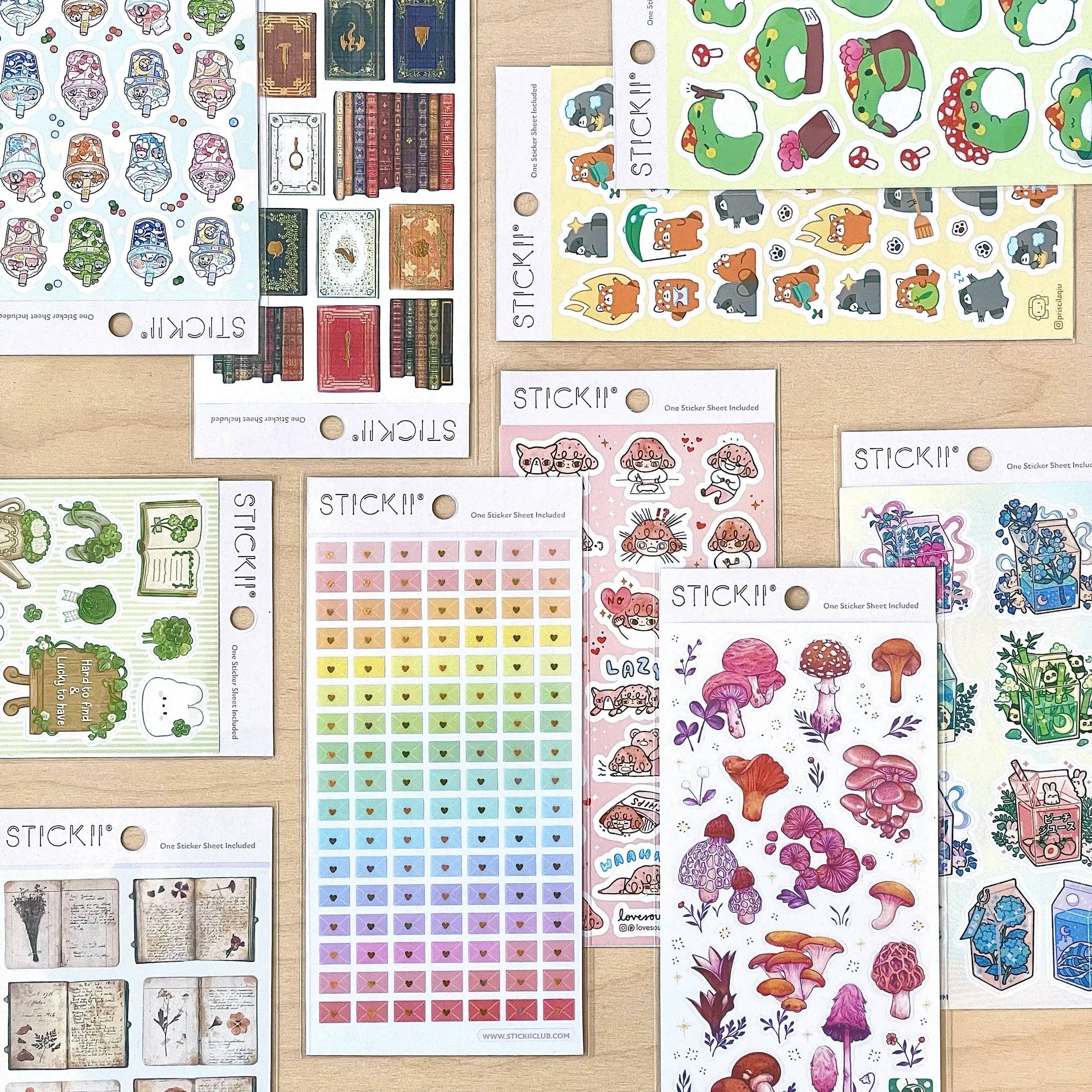 Warrior Critters Sticker Sheet | @joanneehawthorn