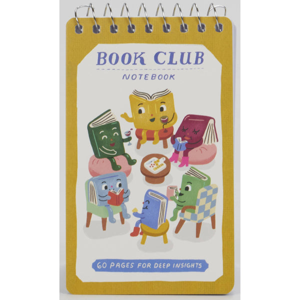 Book Club Spiral Pocket Notepad