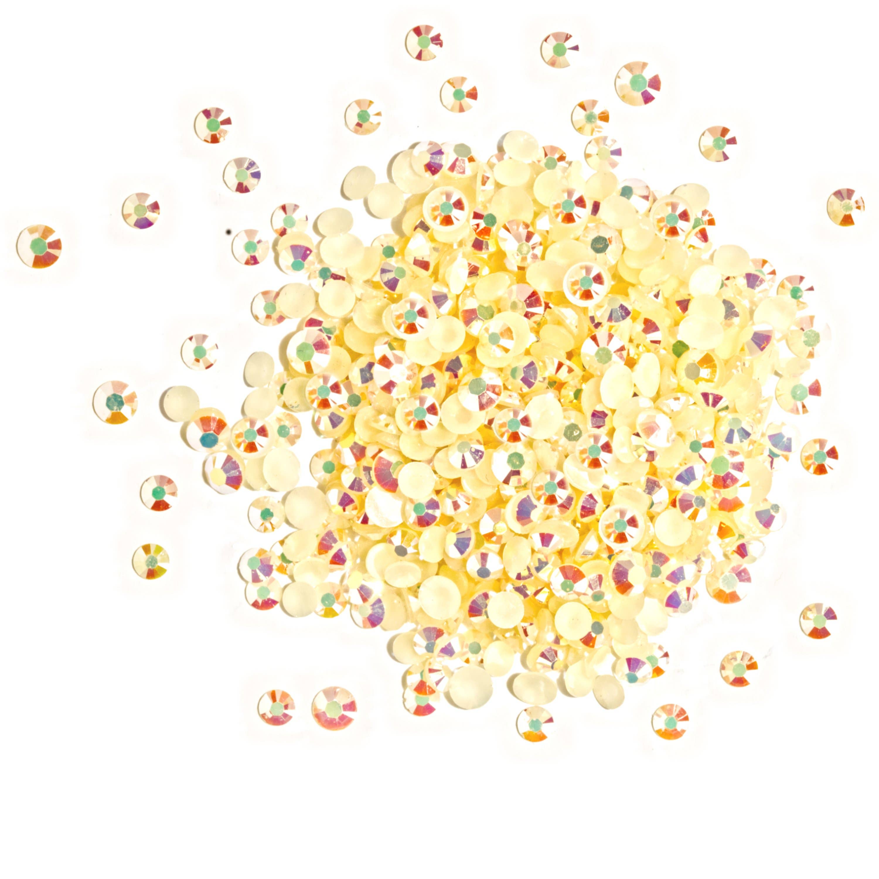 Champagne AB Flat Back Jewelz