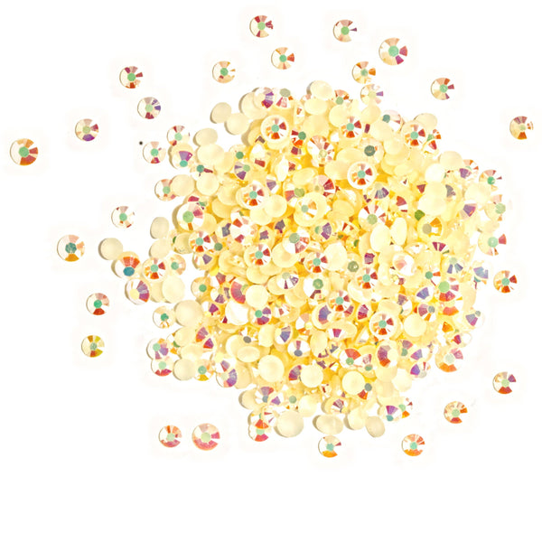 Champagne AB Flat Back Jewelz