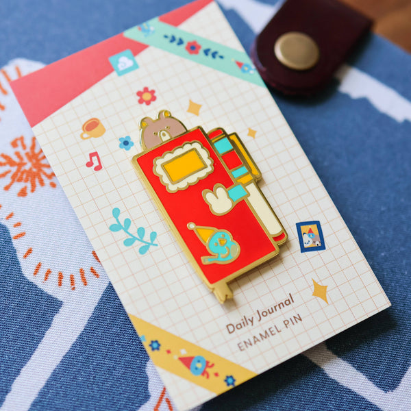 Daily Journal Enamel Pin