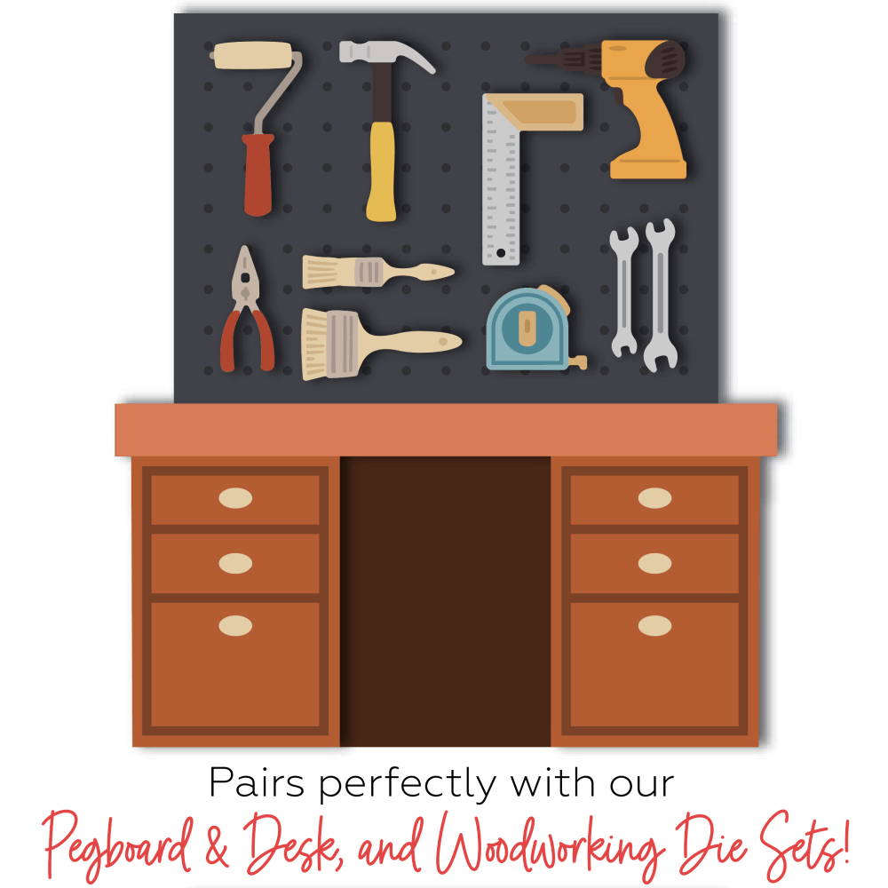 Pegboard and Desk Lovely Layers Die Set