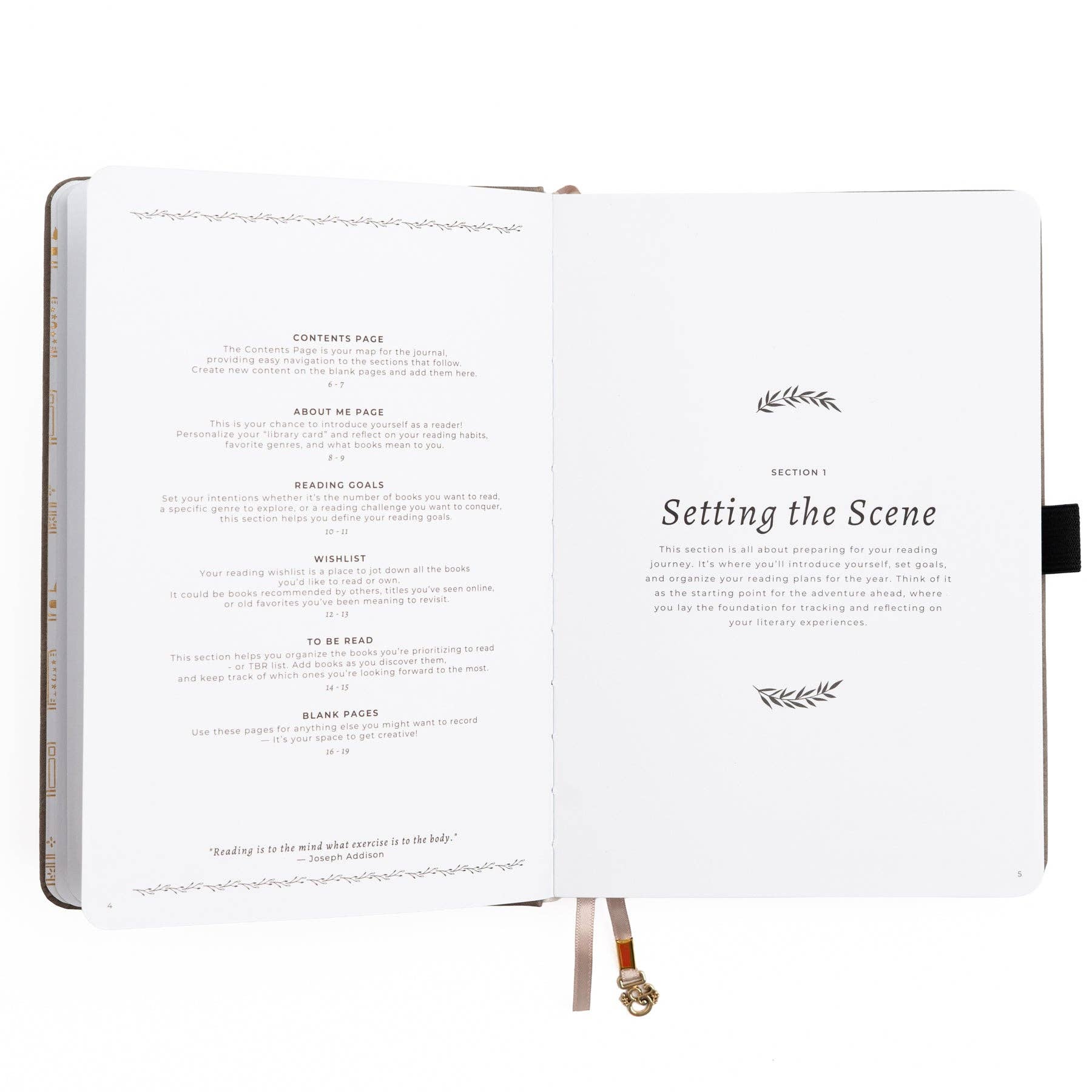 Books of Beauty A5 Reading Journal