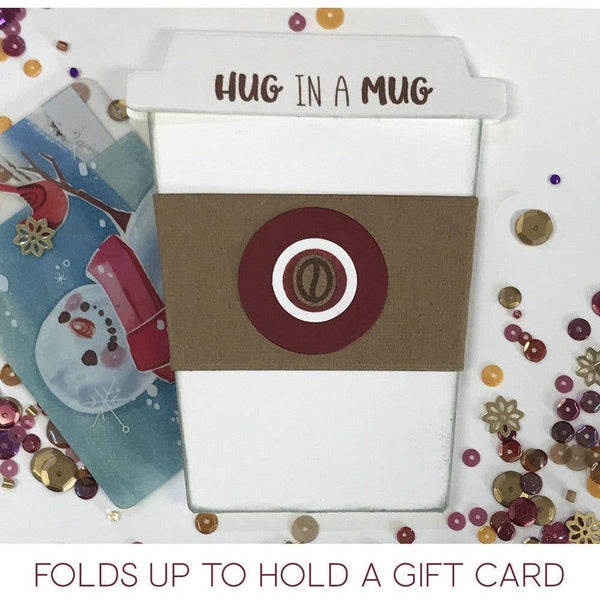 Coffee Cup Gift Card Holder Die Set