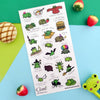 What are Frogs? Vol. 1 Sticker Sheet | @teabag.cartoon