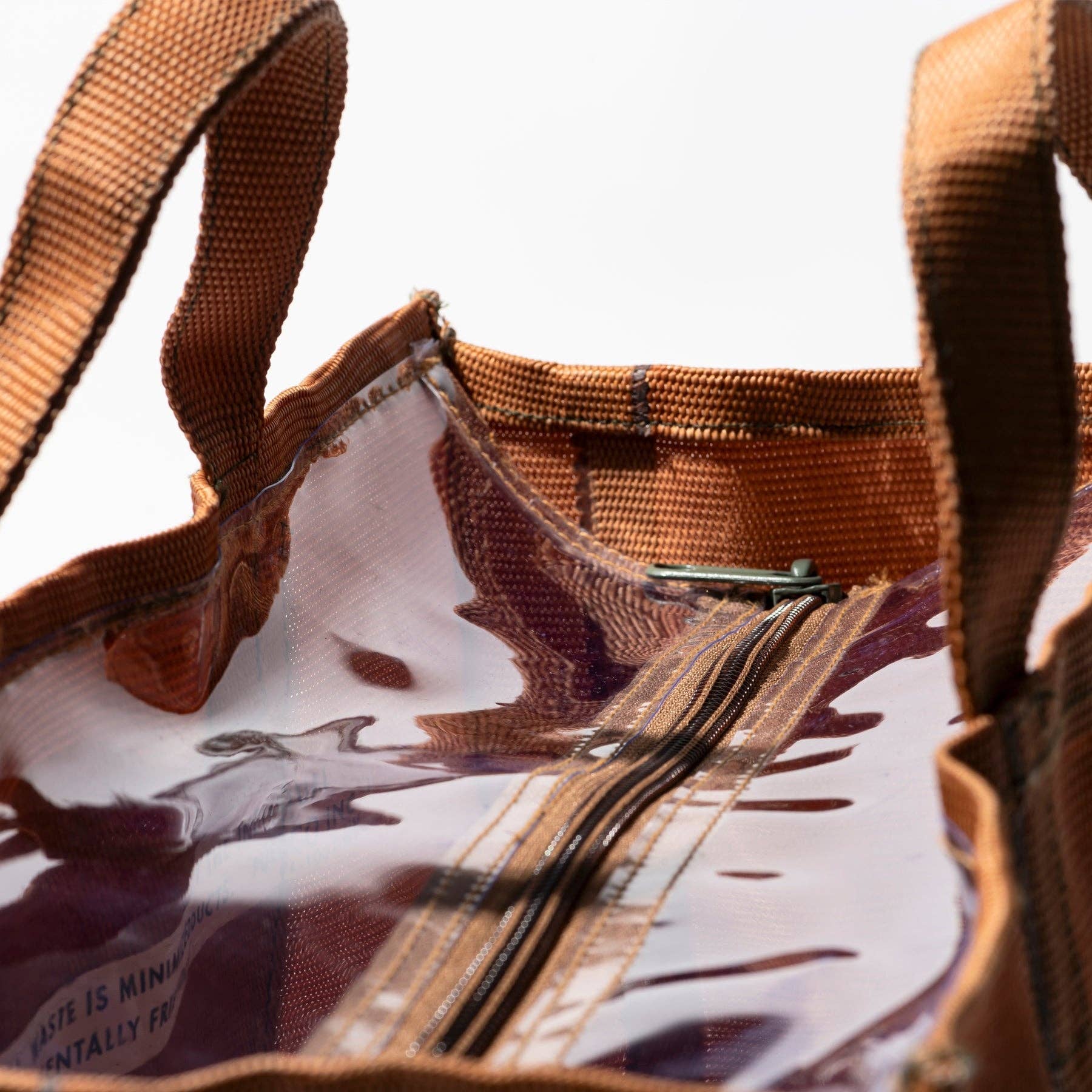 Flexible Container Fabric Zippered Tote Bag