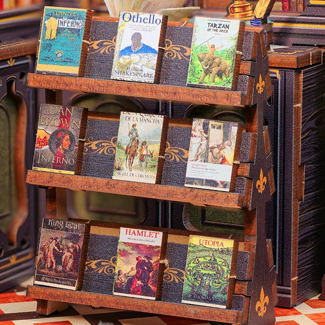 {coming soon!} Owl Bookstore Book Nook Diorama Kit