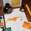 Ginkgo Tree & Golden Leaves {Earth Edition} Fountain Pen Ink