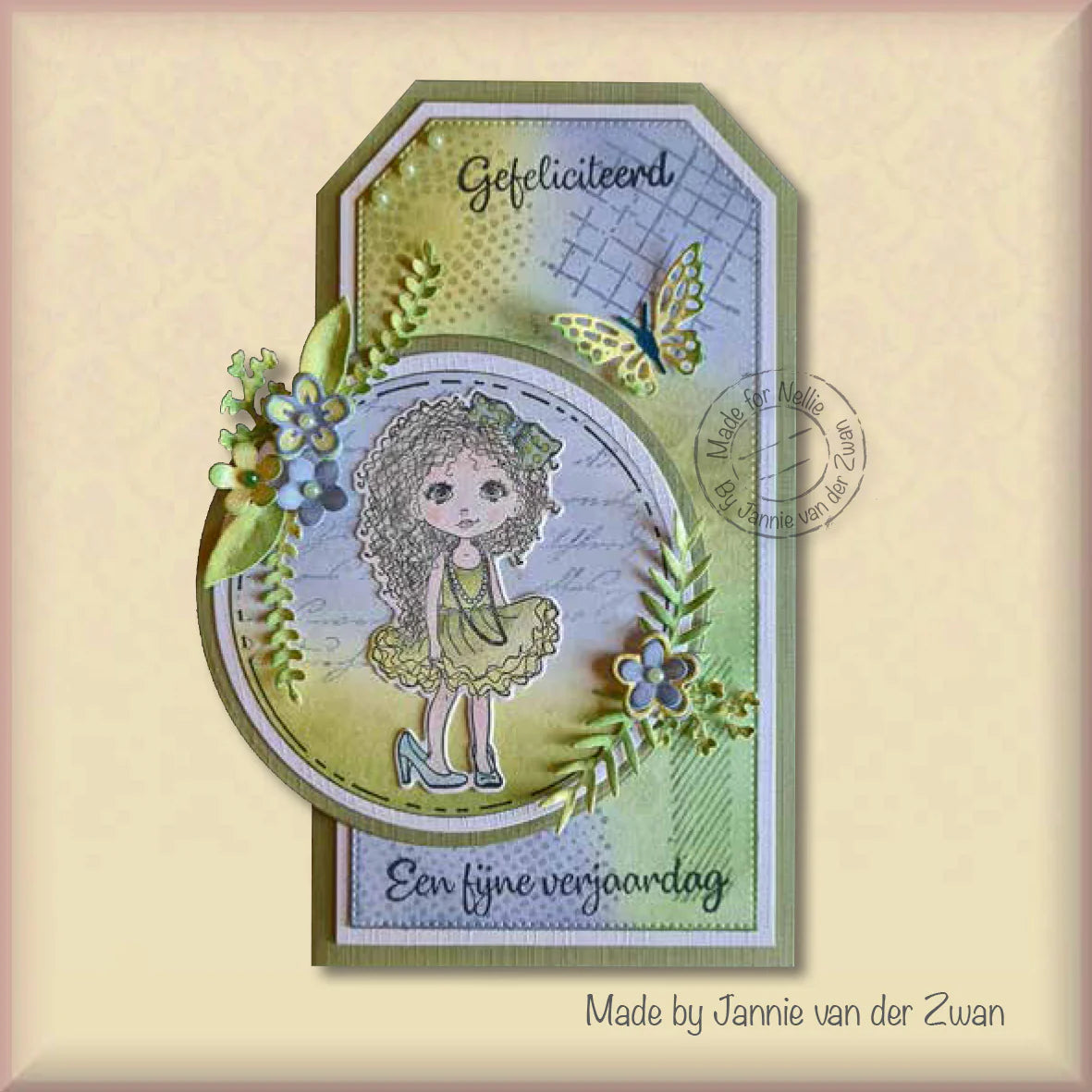 Nellie's Choice Texture Clear Stamp Post