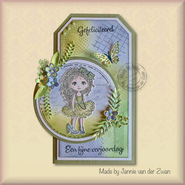 Nellie's Choice Texture Clear Stamp Post