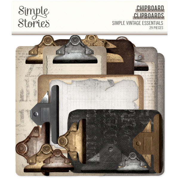 Chipboard Clipboards {Simple Vintage Essentials}