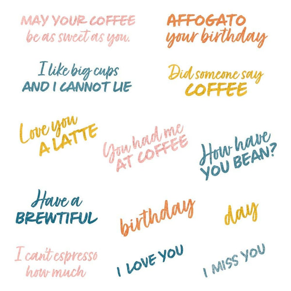 You Had Me At Coffee 4x6 Photopolymer Stamp Set