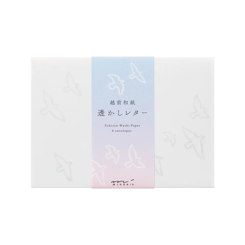 Watermark Birds A5 Letter Pad + Envelopes