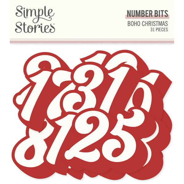 Boho Christmas Number Bits & Pieces
