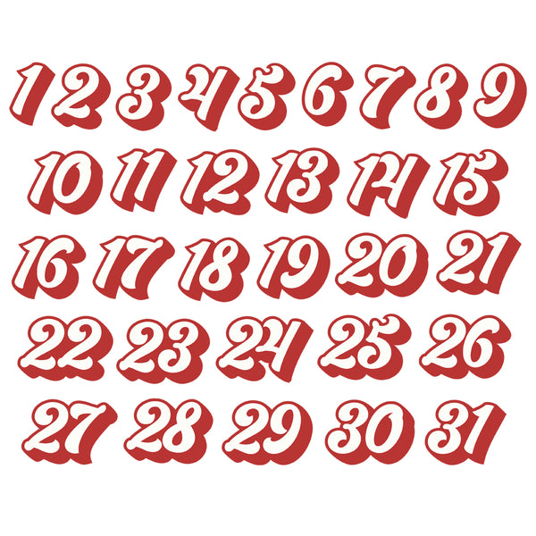 Boho Christmas Number Bits & Pieces