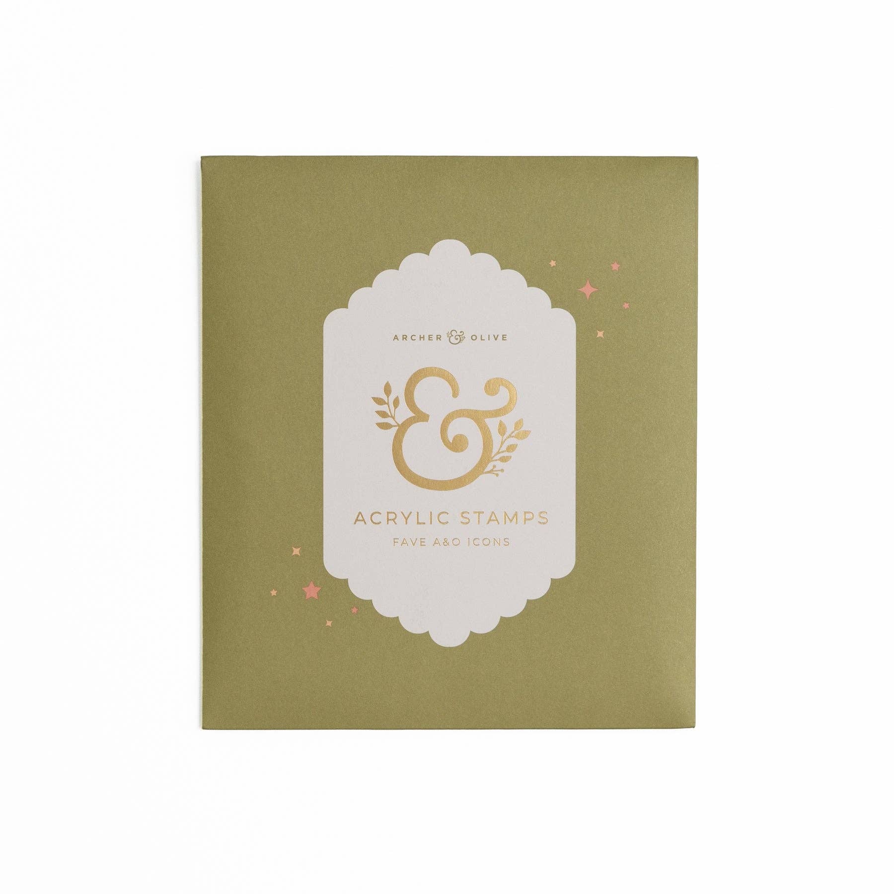 Fave Icons Acrylic Stamp Set
