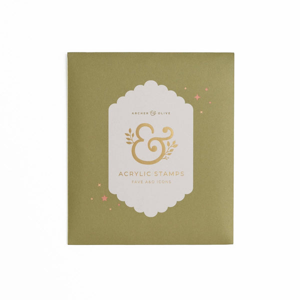 Fave Icons Acrylic Stamp Set