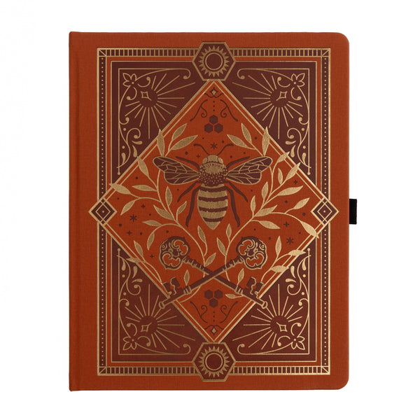 Keeper of the Bees A5 Lined Notebook in Rust