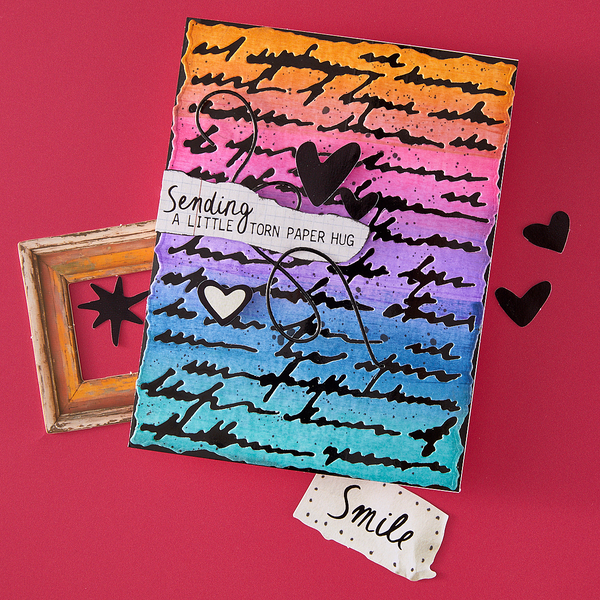 Deckled Edge Script Die Set