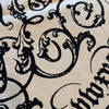 Gothique Script | 24x36 Screen-Printed Canvas