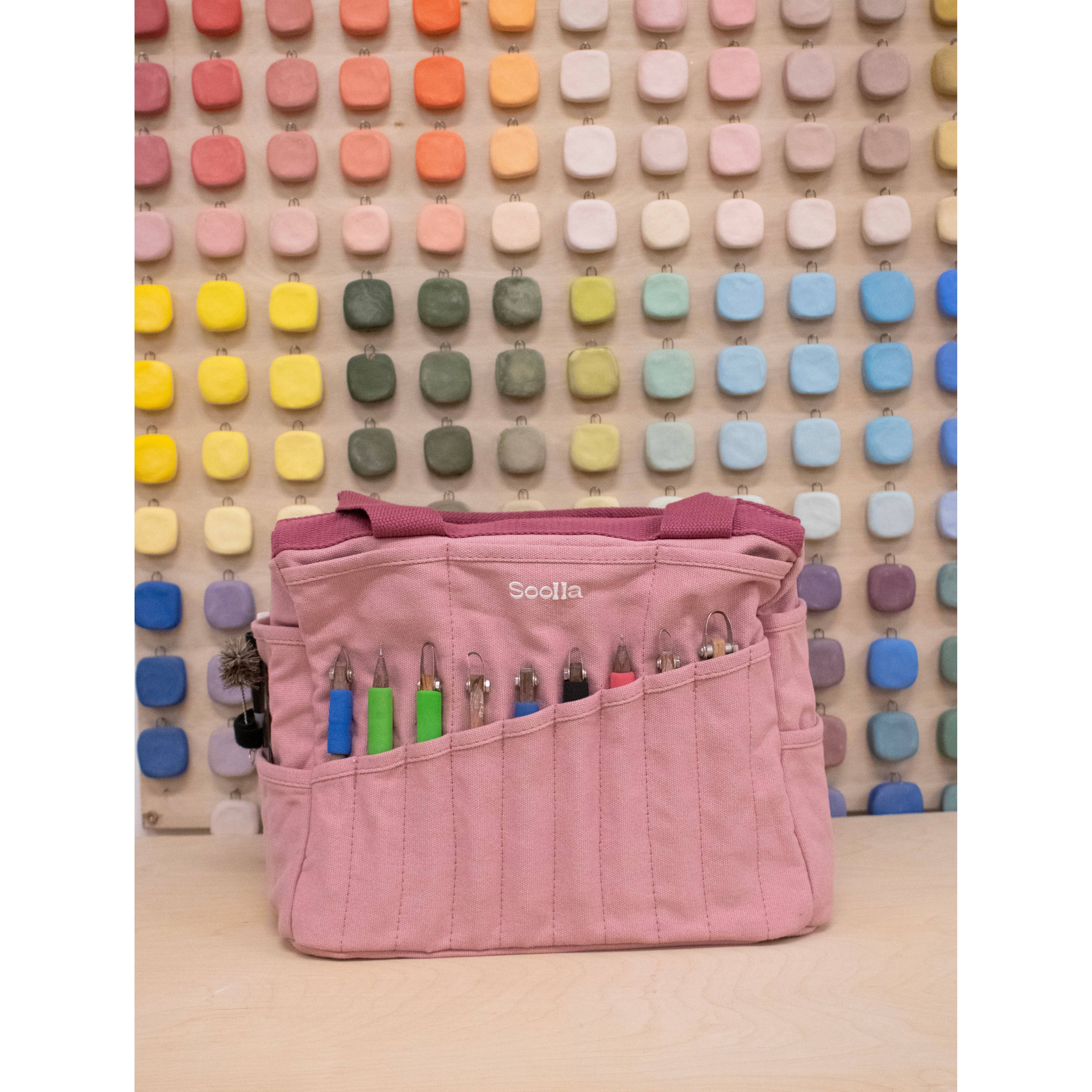Desert Rose 30-Pocket Stationery/Artist Tote