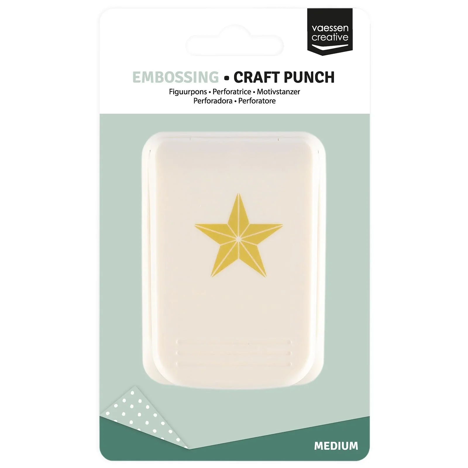 Embossed Star Medium Craft Punch